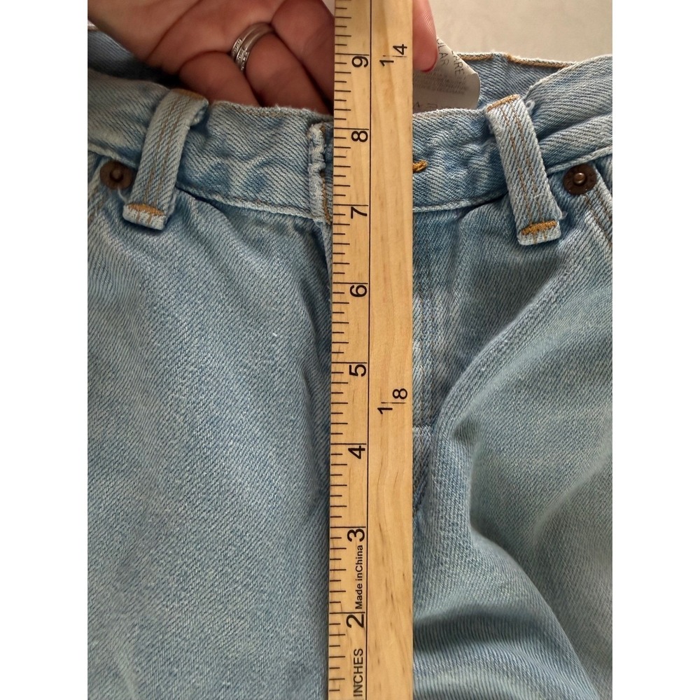 Vintage Y2K GAP Jeans Womens Modern Flare Low Rise Light Wash Denim Size 6 USA - Picture 10 of 11